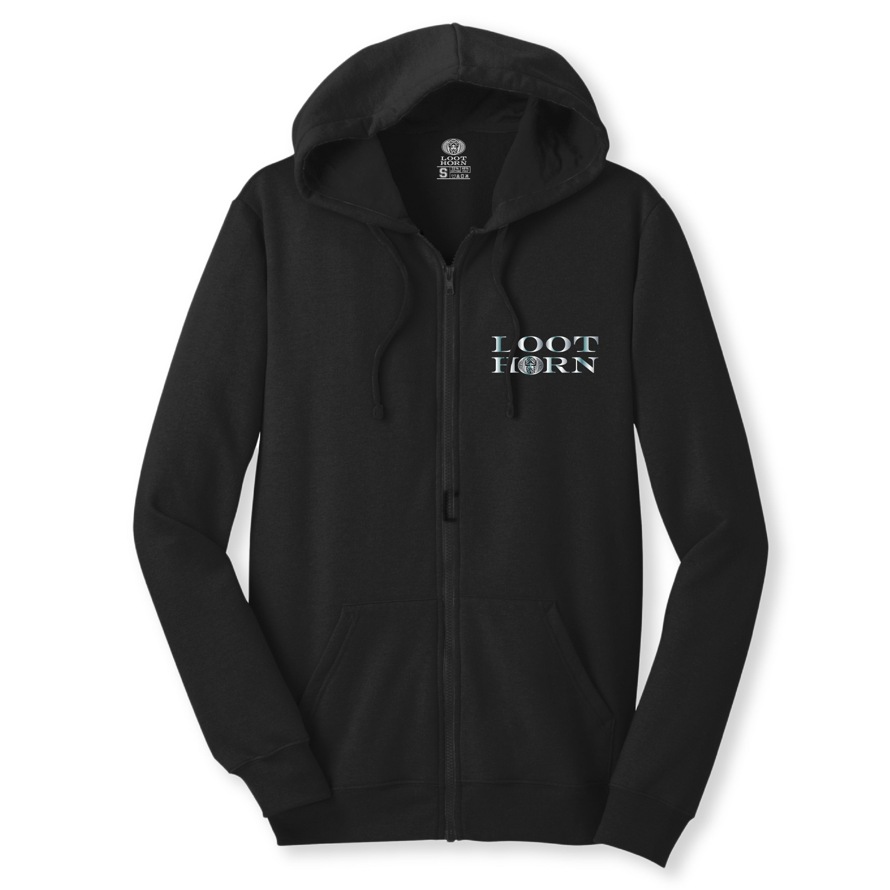 LOOTHORN MAIN LOGO ZIP UP HOODIE