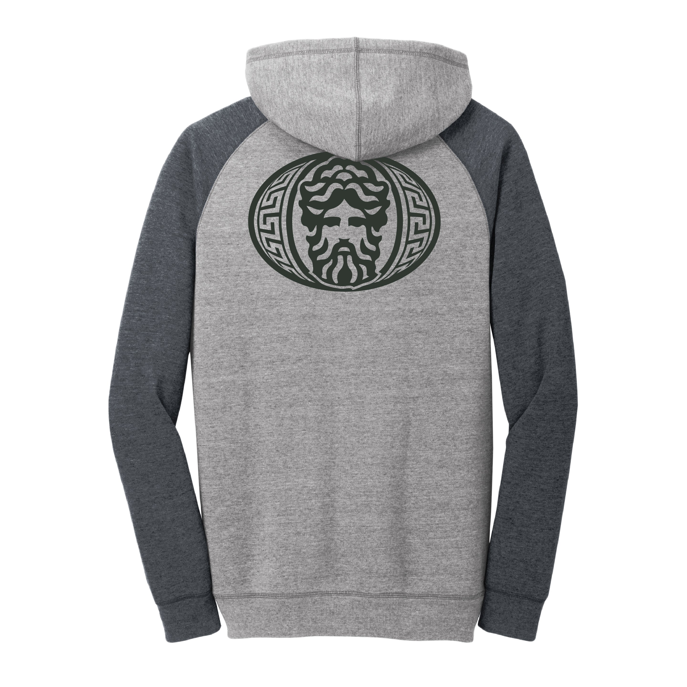 LOOTHORN RAGLAN SLEEVE COLORBLOCK HOODIE