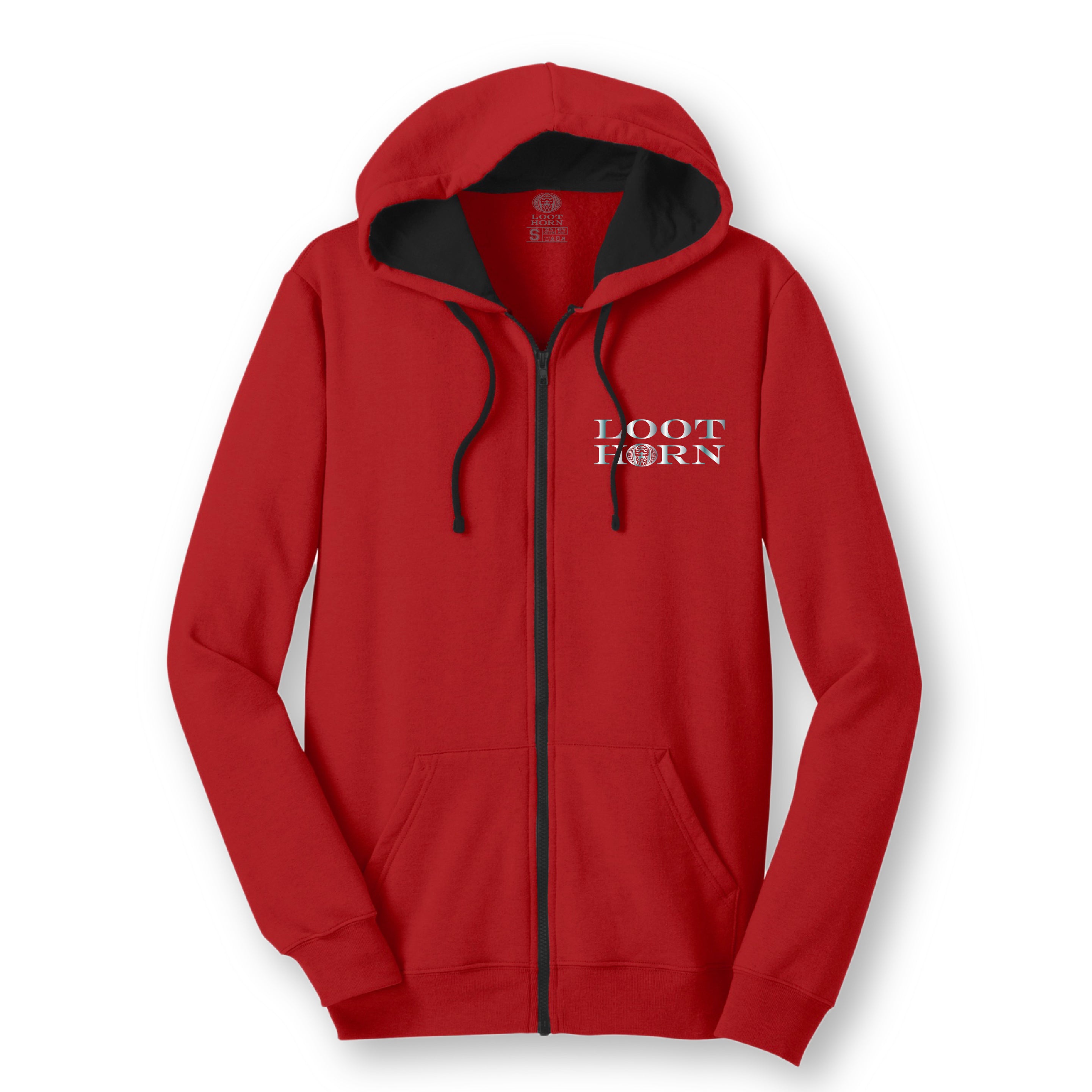 LOOTHORN MAIN LOGO ZIP UP HOODIE