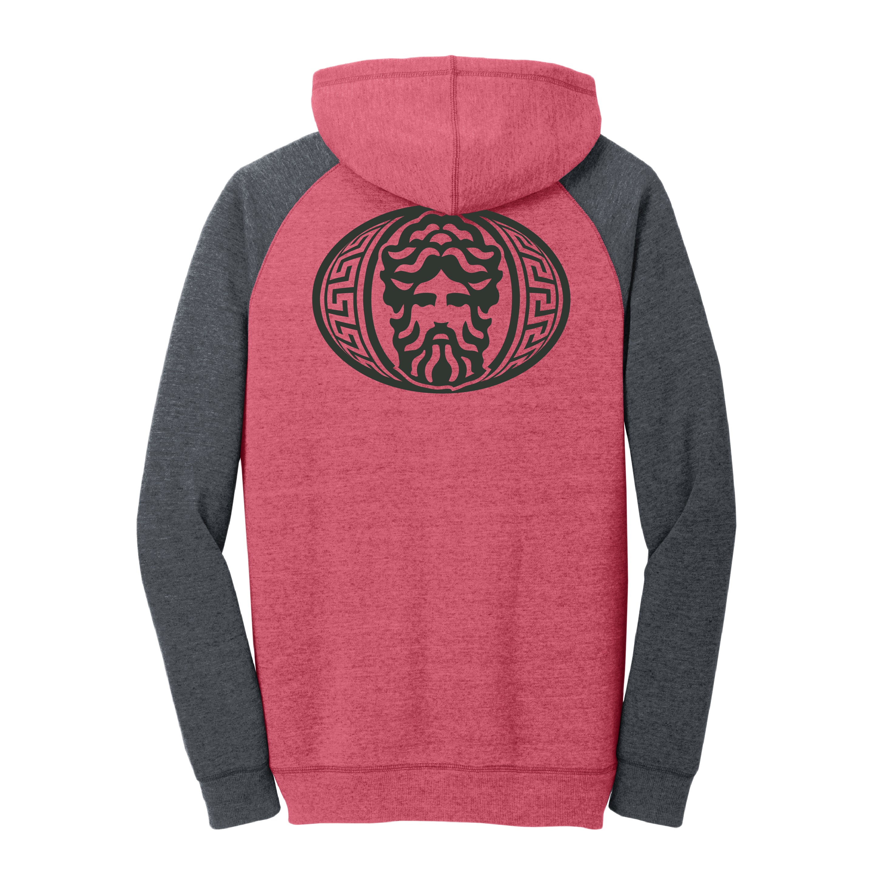 LOOTHORN RAGLAN SLEEVE COLORBLOCK HOODIE