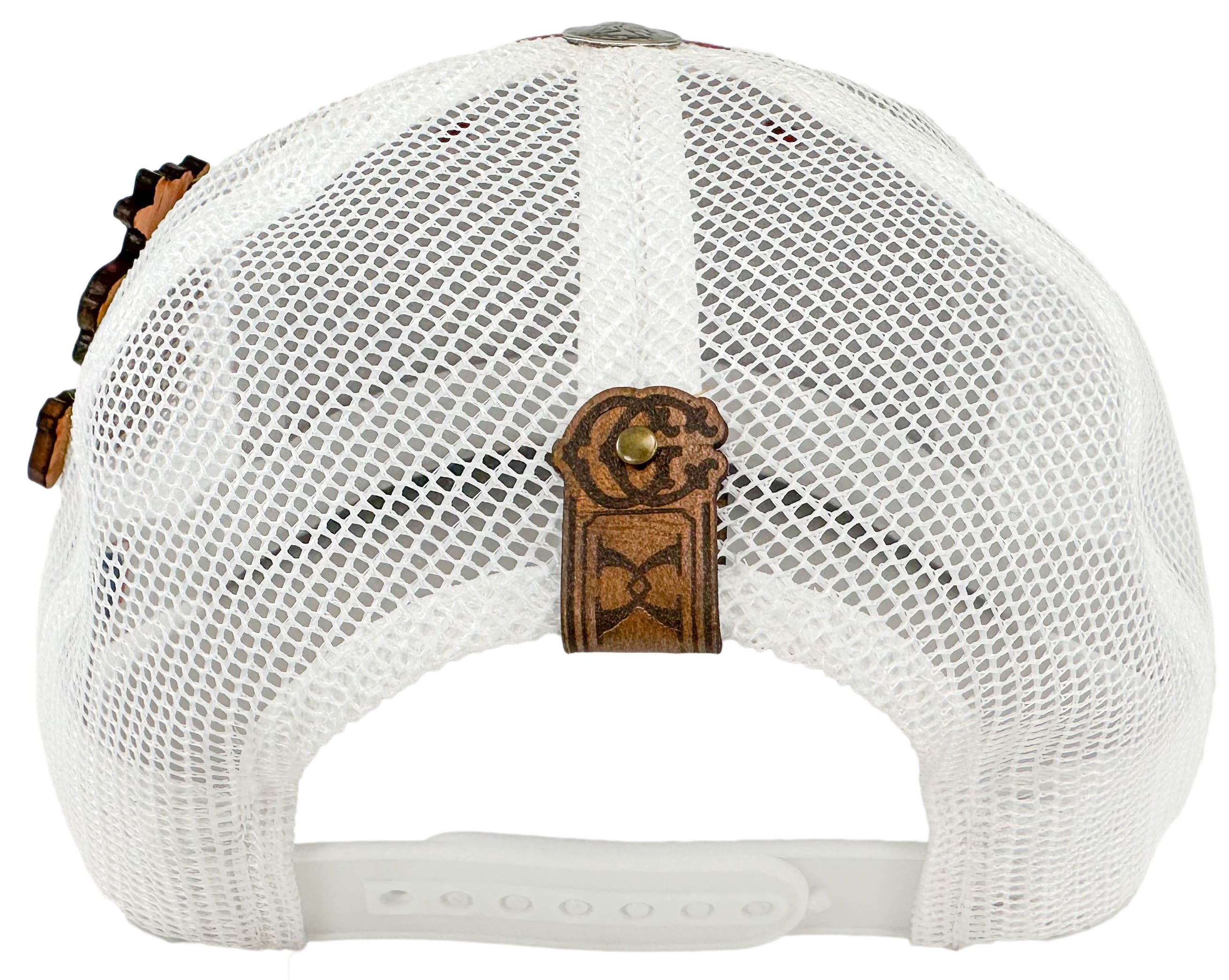 GARYCON DRAGON SHIELD LEATHER PATCH HAT(MAROON,GREY,SADDLE BROWN)