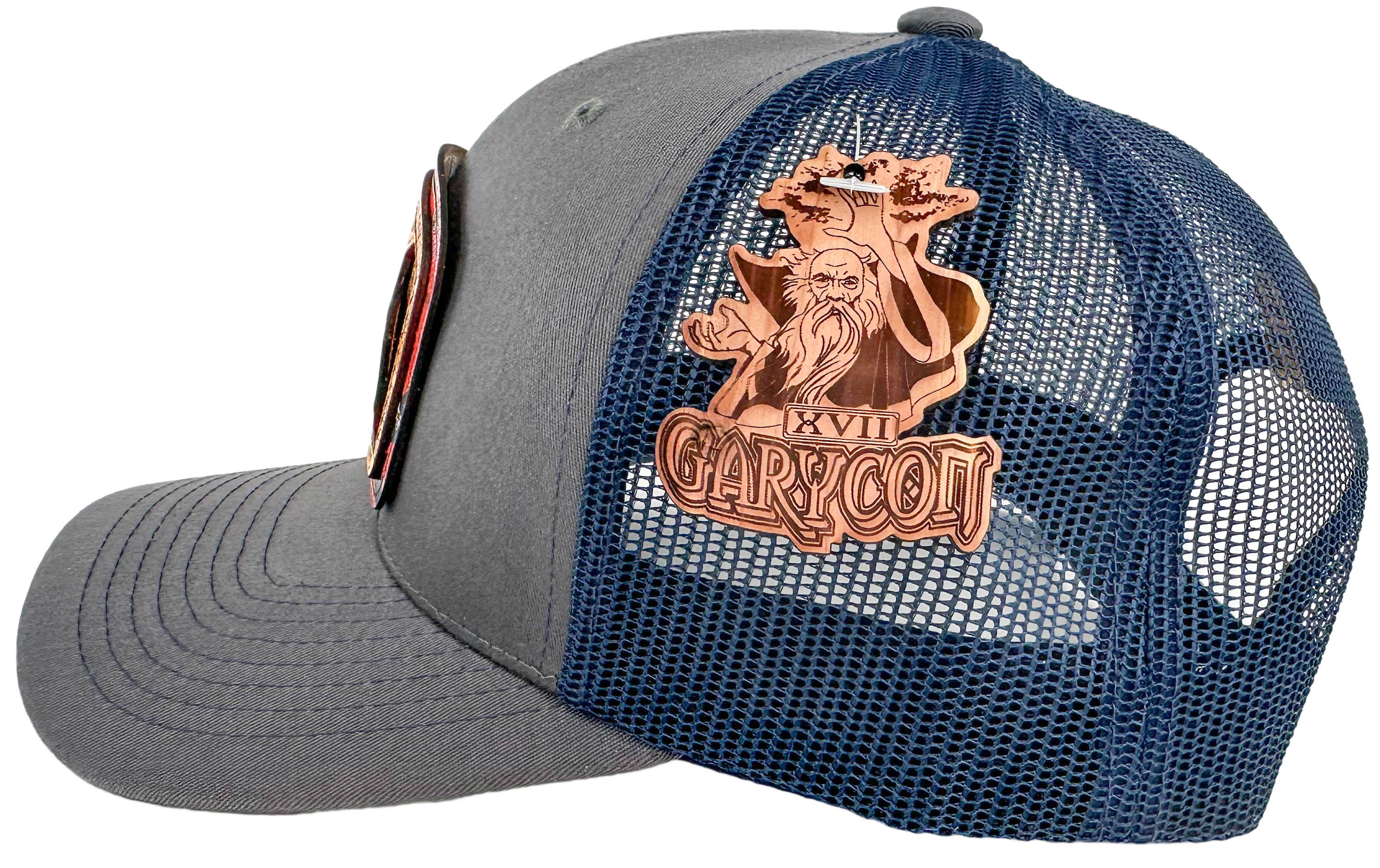 GARYCON WIZARD ON FIRE LEATHER PATCH HAT