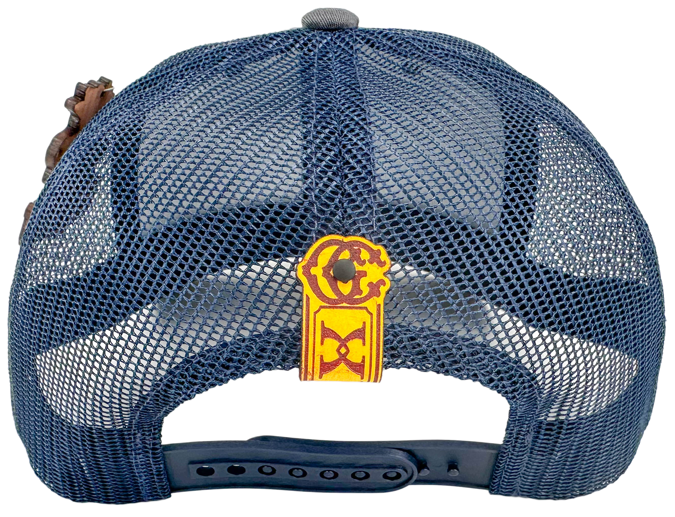 GARYCON WIZARD ON FIRE LEATHER PATCH HAT