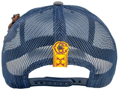GARYCON WIZARD ON FIRE LEATHER PATCH HAT