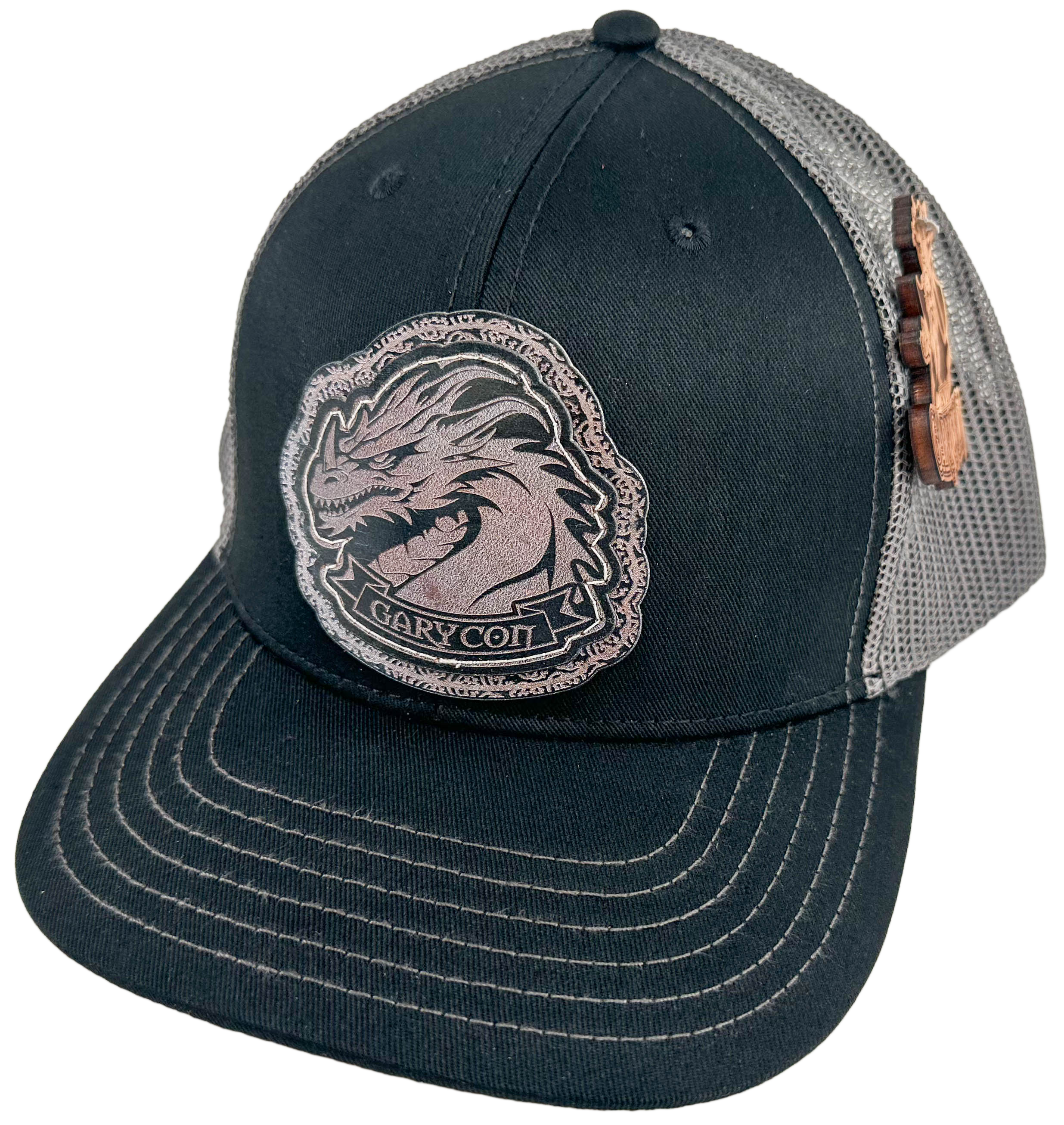 GARYCON DRAGON ICON LEATHER PATCH HAT