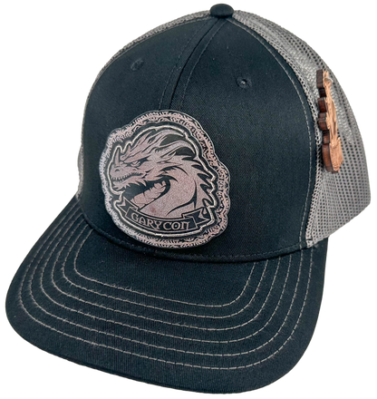 GARYCON DRAGON ICON LEATHER PATCH HAT