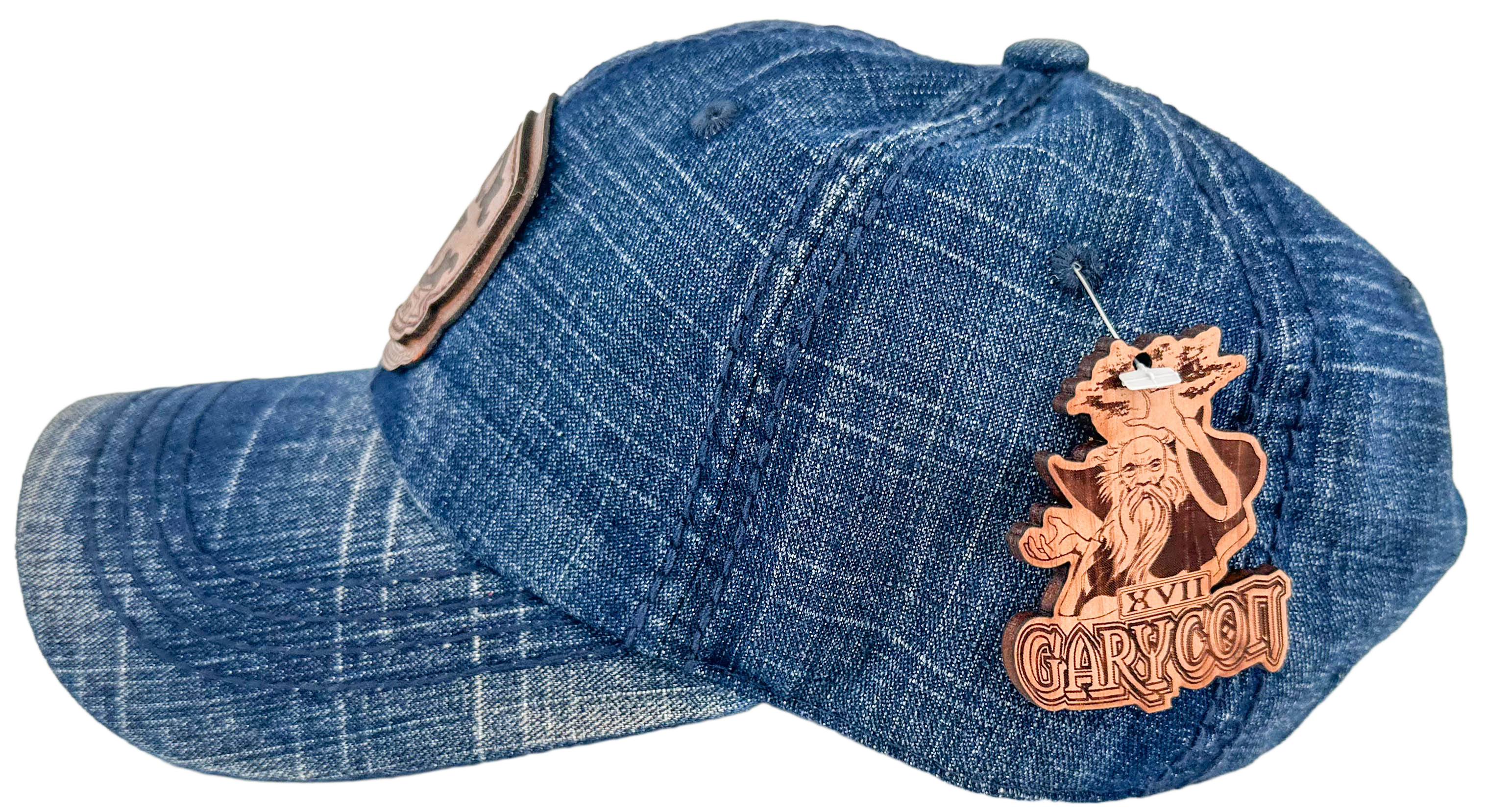 GARYCON VINTAGE COTTON 3D GC LEATHER PATCH HAT