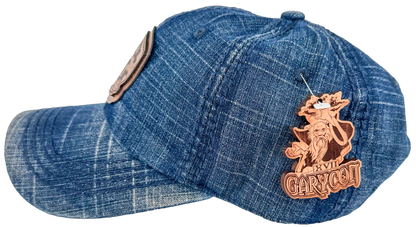 GARYCON VINTAGE COTTON 3D GC LEATHER PATCH HAT